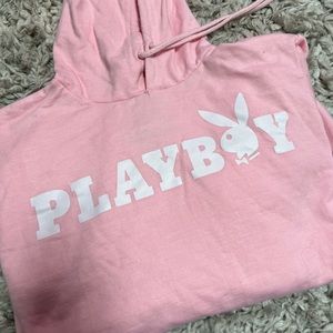 Size Medium Unisex Playboy Sweatshirt with Hood